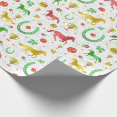 競馬ダービーデイパーティーパタカラフルーン ラッピングペーパー (角)