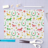 競馬ダービーデイパーティーパタカラフルーン 薄葉紙 (クラフト)