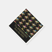 競馬ダービーデイピクニック スタンダードカクテルナプキン (角)