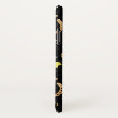 競馬ダービーデイブラック金ゴールドパターンモノグラム Case-Mate iPhoneケース (裏面/右)