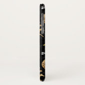 競馬ダービーデイブラック金ゴールドパターンモノグラム Case-Mate iPhoneケース (裏面/左)