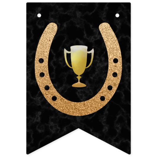 競馬ダービーパーティーと彼らは馬オフ バンティングフラッグ (第1の旗)