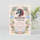 競馬ダービーパーティー招待状 招待状 (スタンド正面)