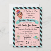 競馬ダービーブライダルシャワー招待状 招待状 (正面)