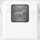 競馬チャンピオンシップ鮮やかリッチ彫刻 スクエアシール (バッグ)