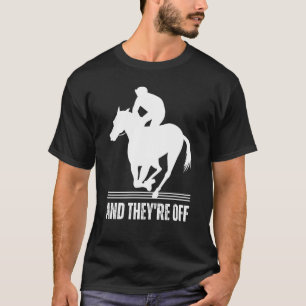 競馬デー、彼らは走り出す!競馬 Tシャツ