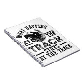 競馬トラックで何が起こるか ノートブック (右側)