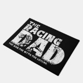 競馬パパダービーパーティーデイジョッキー ドアマット (アングル)