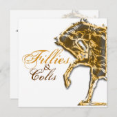 競馬パーティーイベント 招待状 (正面/裏面)