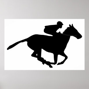 競馬ピクトグラム ポスター