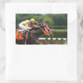 競馬フィニッシュステッカー 長方形シール (バッグ)