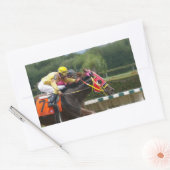 競馬フィニッシュステッカー 長方形シール (封筒)