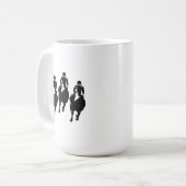 競馬マグ コーヒーマグカップ (正面左)