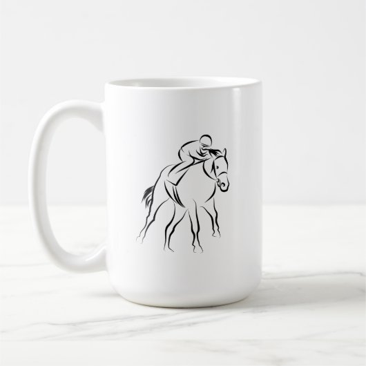 競馬マグ コーヒーマグカップ (左)