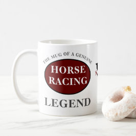 競馬レジェンドモノグラムあなたの名前を追加 コーヒーマグカップ