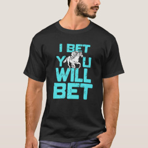 競馬レトロ プレゼント ギャンブル依存症 Tシャツ