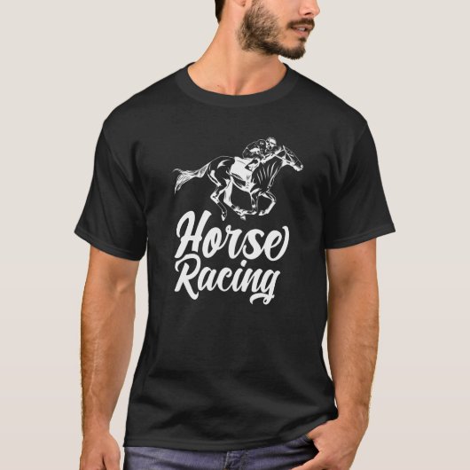 競馬レーサージョッキーレース Tシャツ (正面)