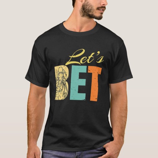 競馬予想で勝とう Tシャツ (正面)
