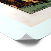 競馬場でヴィンテージ競馬 ポスター (角)