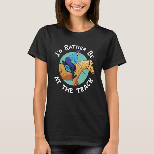 競馬場にいたい Tシャツ (正面)