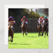 競馬場への招待状 招待状 (正面/裏面)