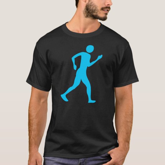 競馬場 – スカイブルー Tシャツ (正面)
