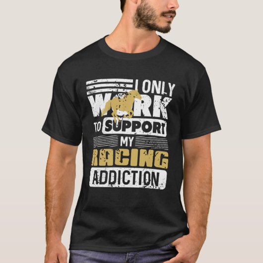 競馬好きのための仕事 Tシャツ (正面)