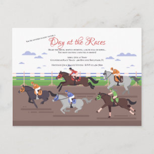 競馬招待状ポストカード ポストカード