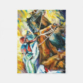 競馬毛布 フリースブランケット (正面)