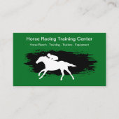 競馬牧場 モダンビジネスカード 名刺 (正面)
