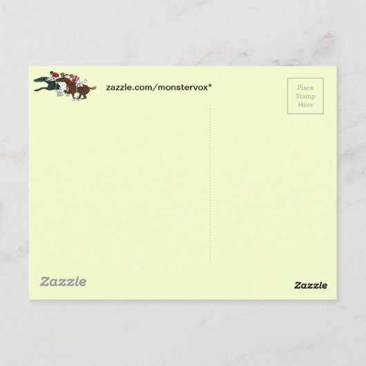 競馬葉書 ポストカード (裏面)