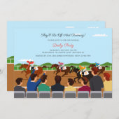 競馬観客 招待状 (正面/裏面)