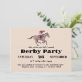 競馬誕生日ダービーパーティー 招待状 (スタンド正面)