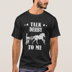 競馬談義 ダービーからオーナー馬主までトラッキング ハーネス Tシャツ
