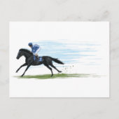 競馬馬 ポストカード (正面)