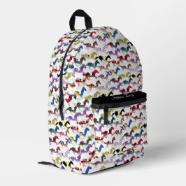 競馬騎手シルクパターンへ プリントバックパック