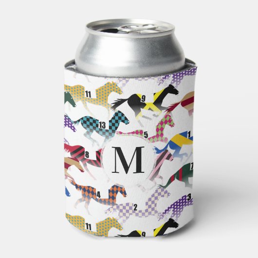 競馬騎手シルクパターンへ 缶クーラー (缶正面)