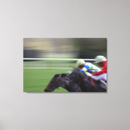 競馬3 キャンバスプリント (正面)