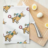 競馬 キッチンタオル (四つ折り)