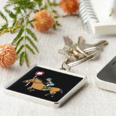 競馬 キーホルダー (側面)