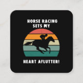 競馬 スクエア名刺 (正面)