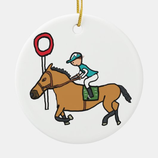 競馬 セラミックオーナメント (正面)