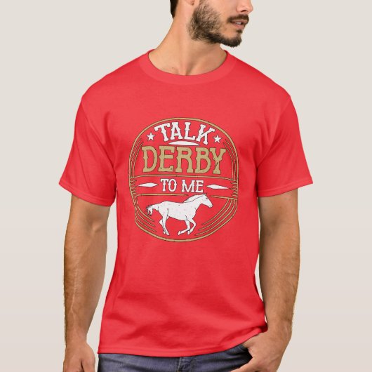 競馬+ダービー+私+馬術が大好き+友達 Tシャツ (正面)