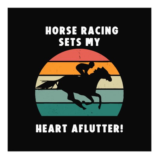 競馬 フォトプリント            (正面)