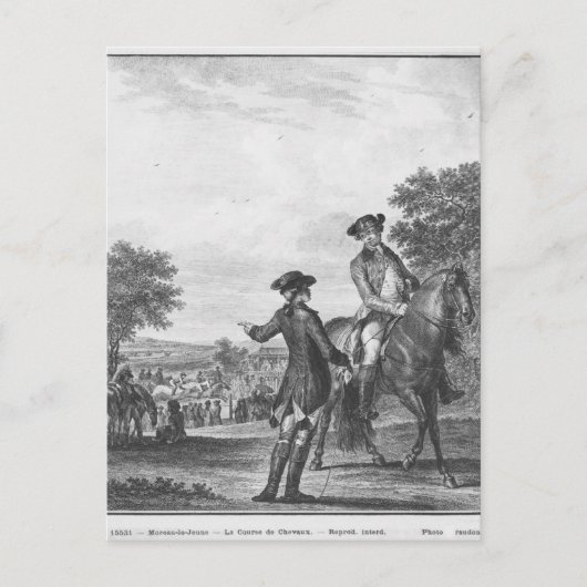 競馬 ポストカード (正面)