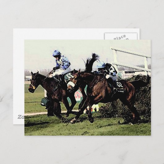 競馬 ポストカード (正面/裏面)
