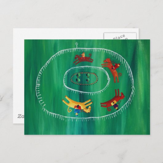 競馬 ポストカード (正面/裏面)