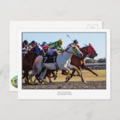 競馬 ポストカード (正面/裏面)
