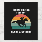 競馬 ワインラベル (シングルラベル)