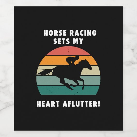 競馬 ワインラベル (シングルラベル)